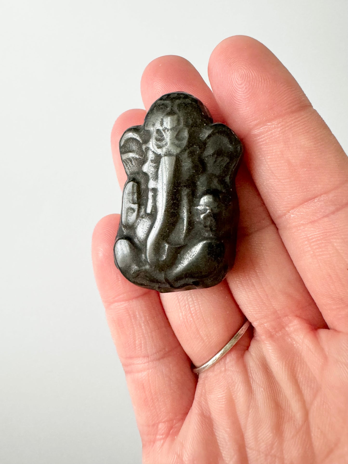 Sheen Obsidian Carving