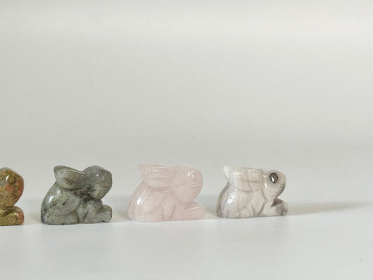 Mini Bunny Rabbit Carving