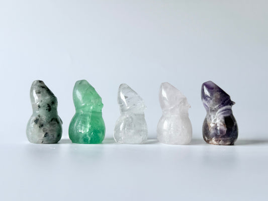 Mini Penguins with Hats Carving