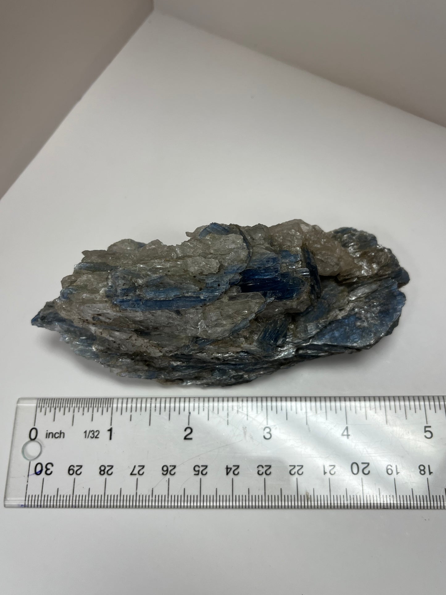 Blue Kyanite in Quartz Specimen (C)