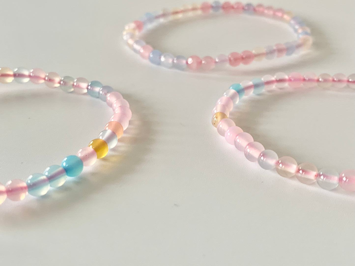 Morganite Bracelet, 4mm