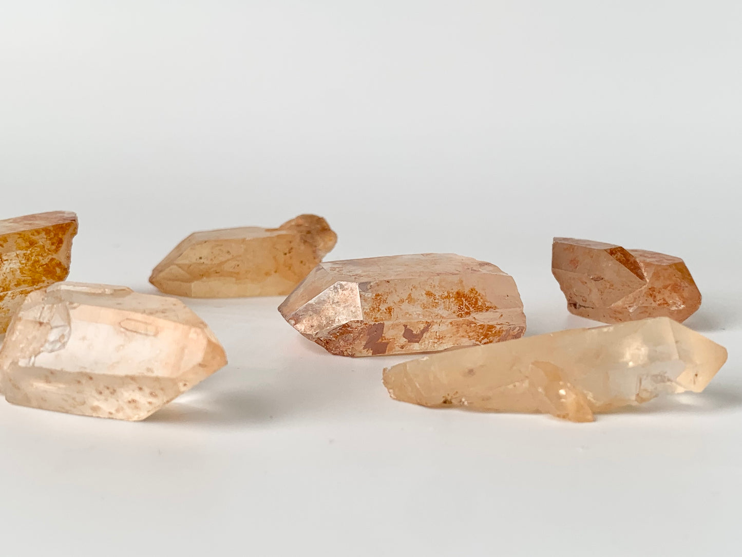 Tangerine Quartz pieces