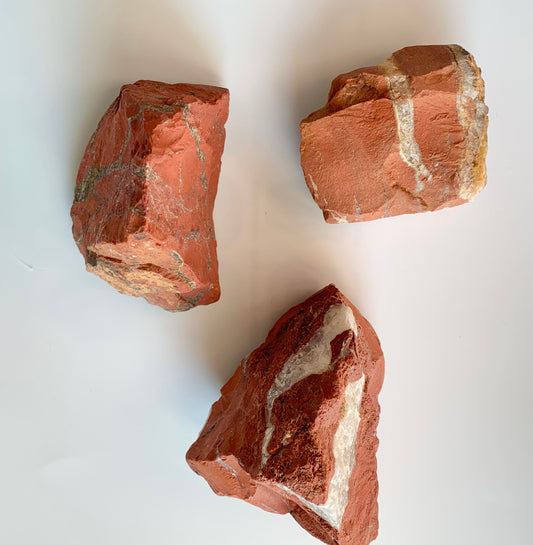 Red Jasper, Raw, Medium