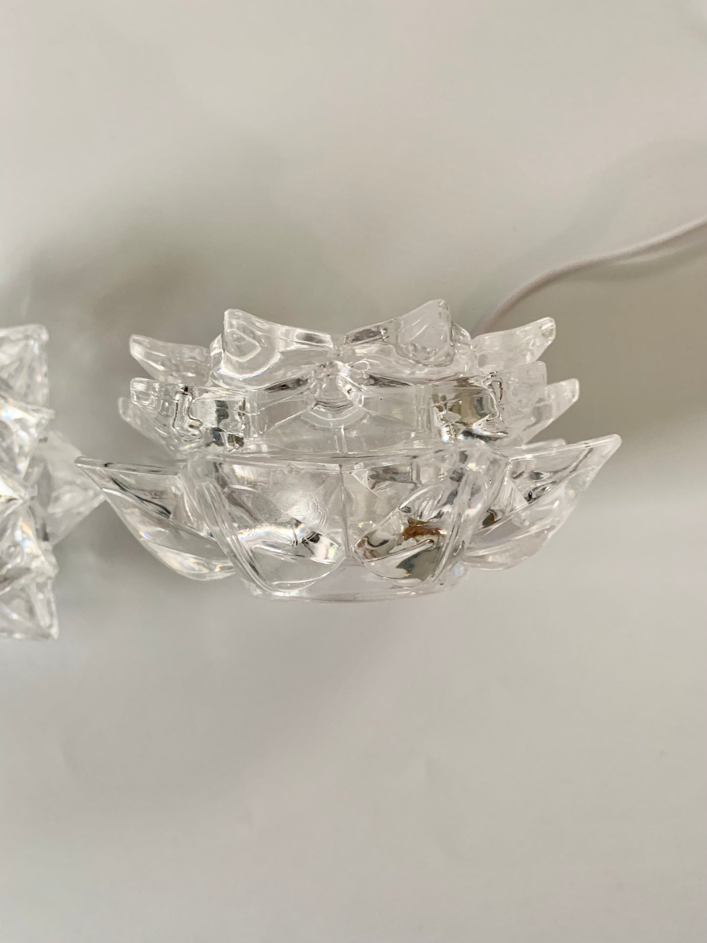 Clear Acrylic Lotus Light Base/Stand