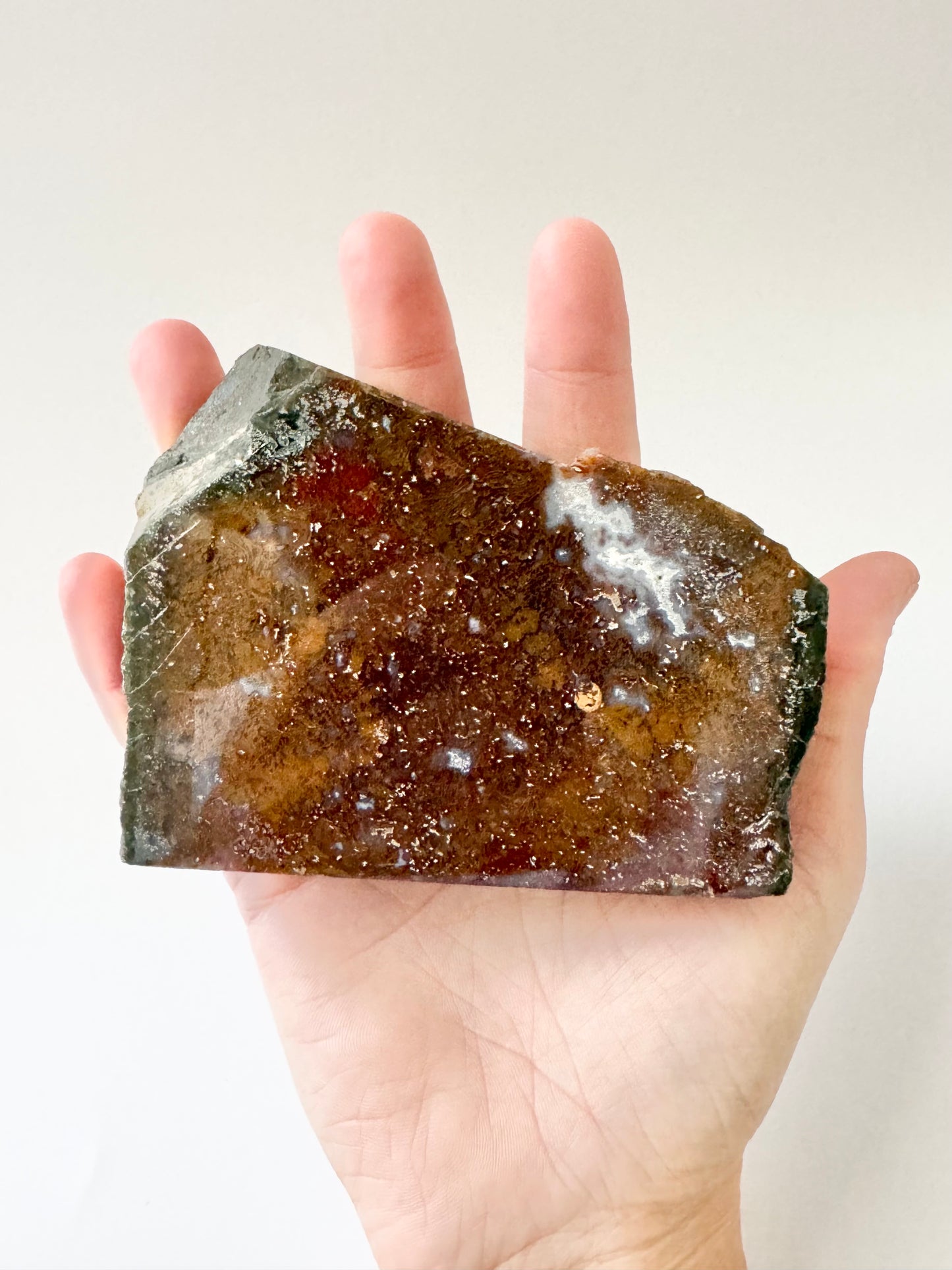 Moss Agate Polished Slab