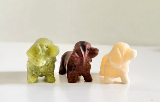 Mini Dachshund Dog Carving