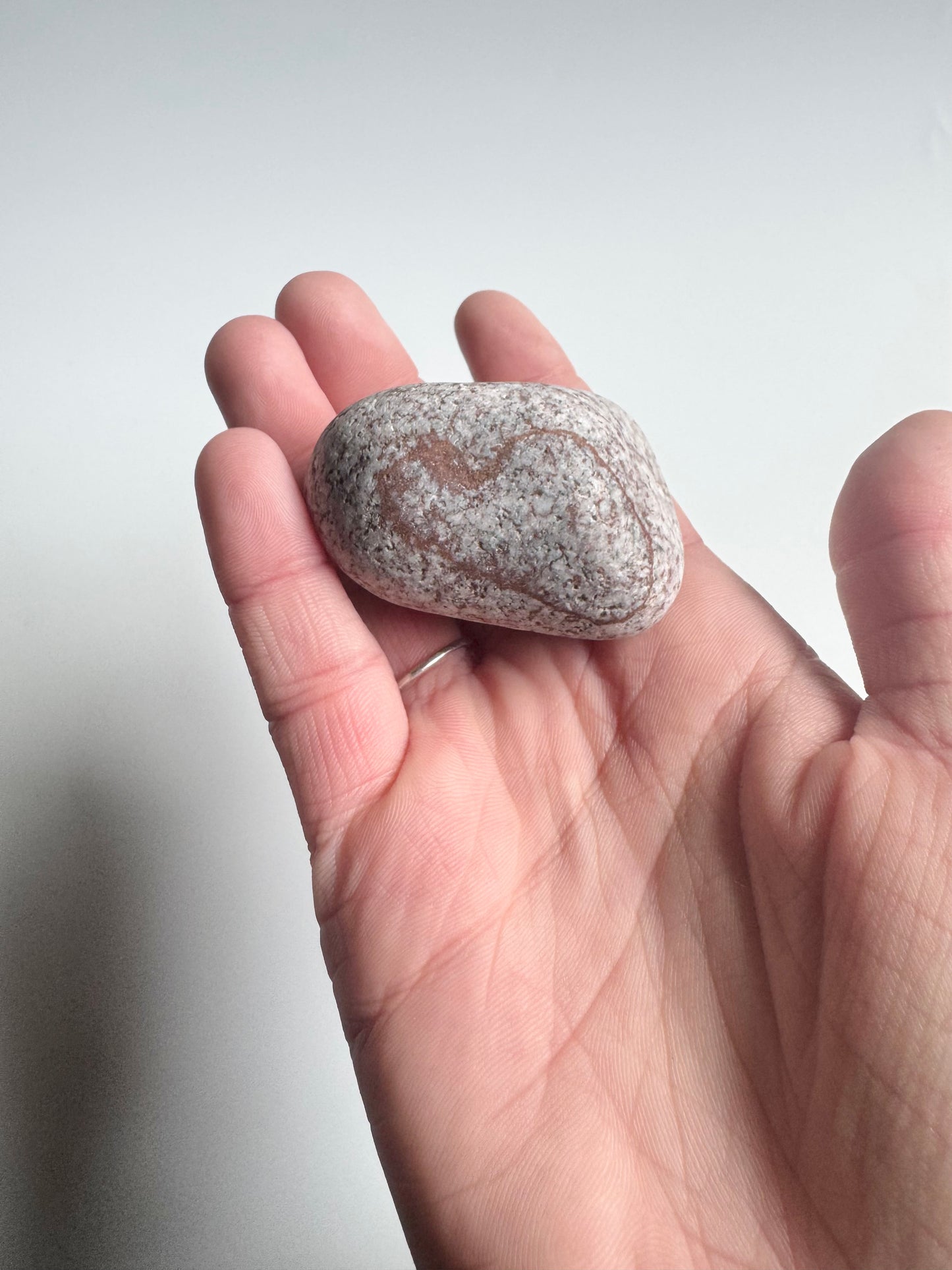 Heart on Lake Michigan stone