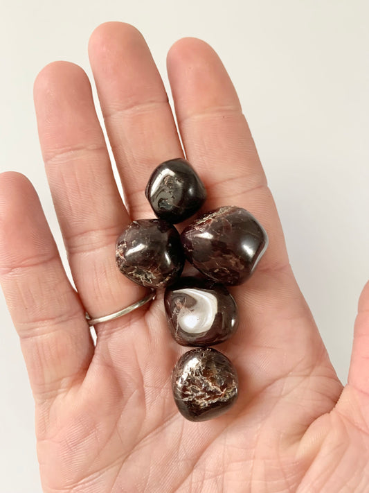 Garnet Tumble, Polished