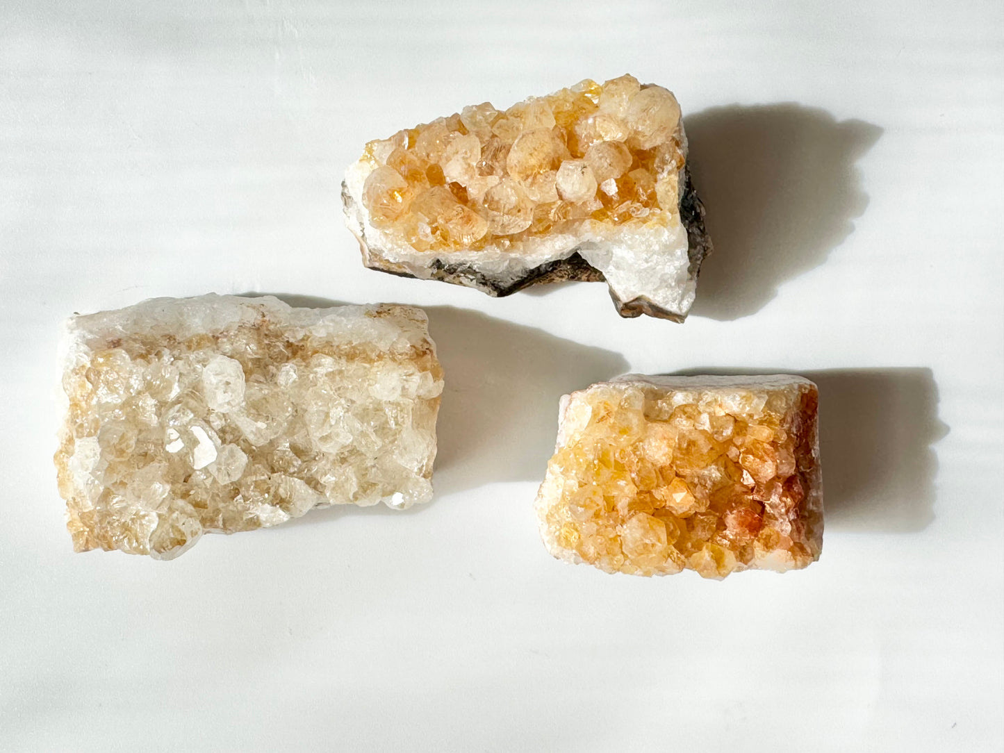 Small Citrine Clusters