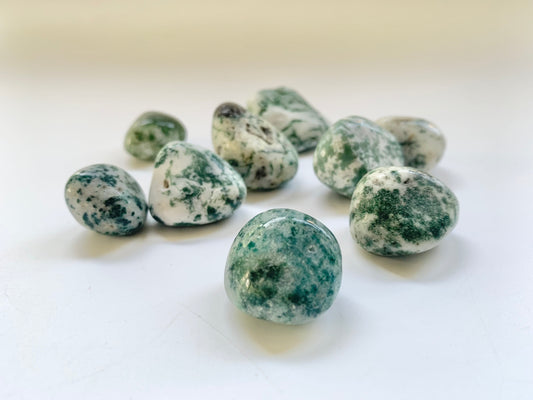 Green Tree Agate Tumble