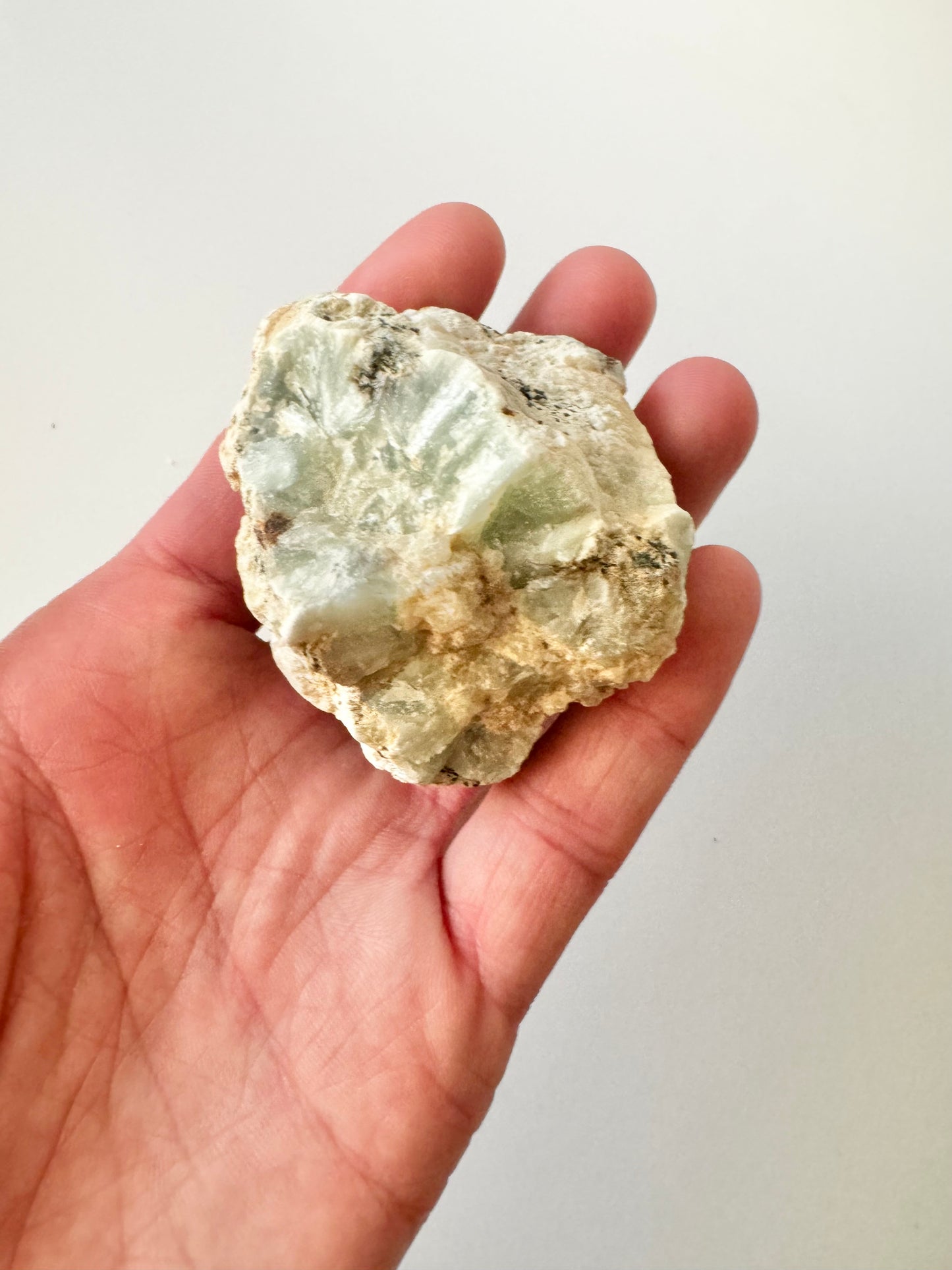 Prehnite, Raw