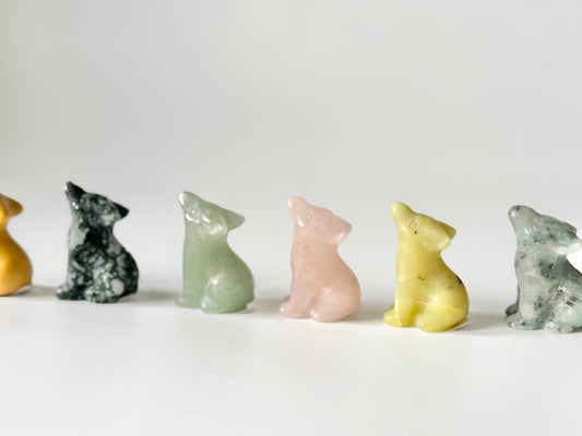 Wolf Carving, Medium