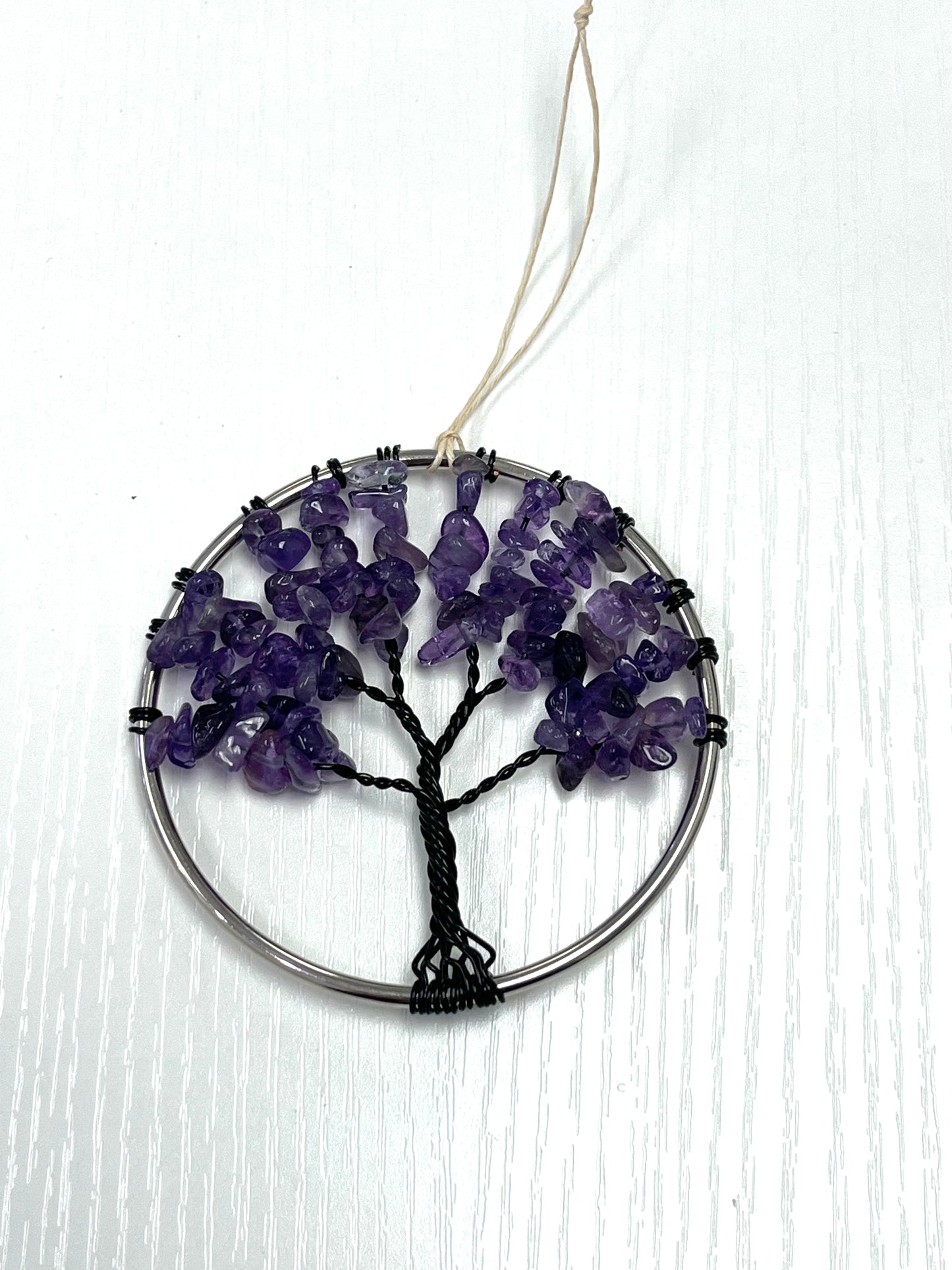 Amethyst tree of Life Hanging