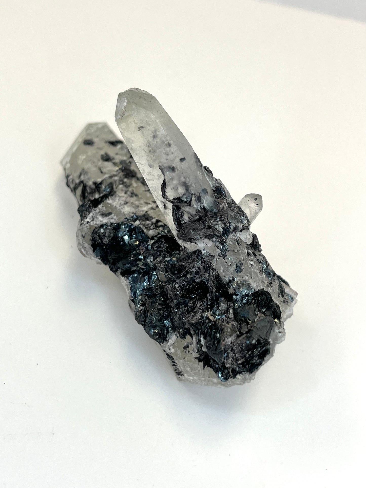 Specularite on Quartz (E)