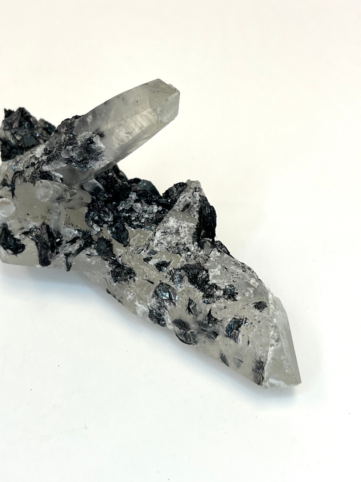 Specularite on Quartz (E)