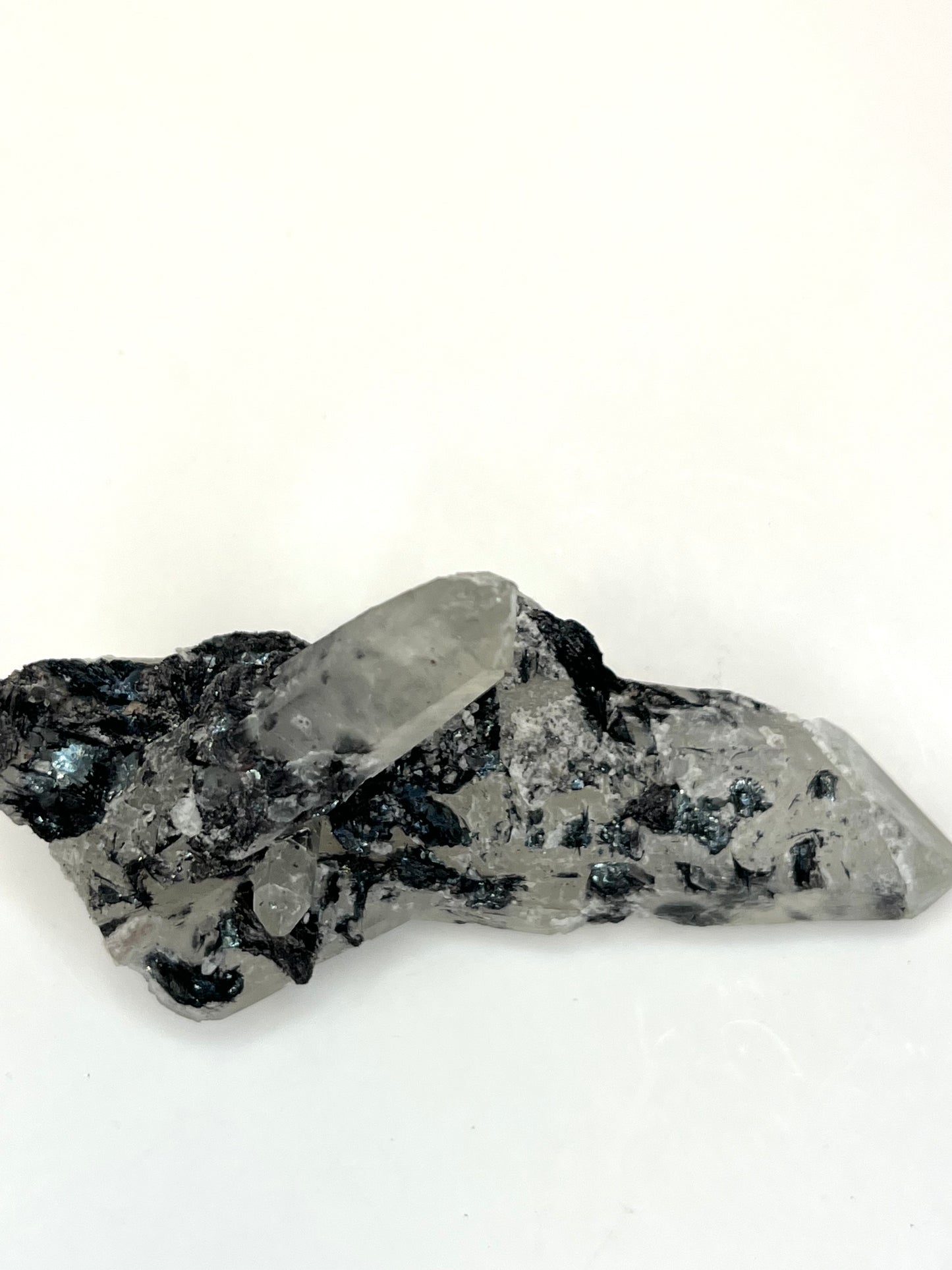 Specularite on Quartz (E)