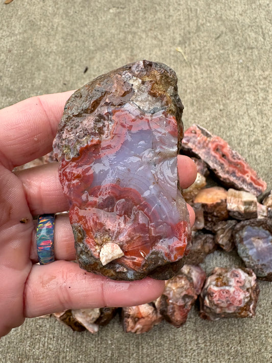 Inca Agate Tumbling Rough