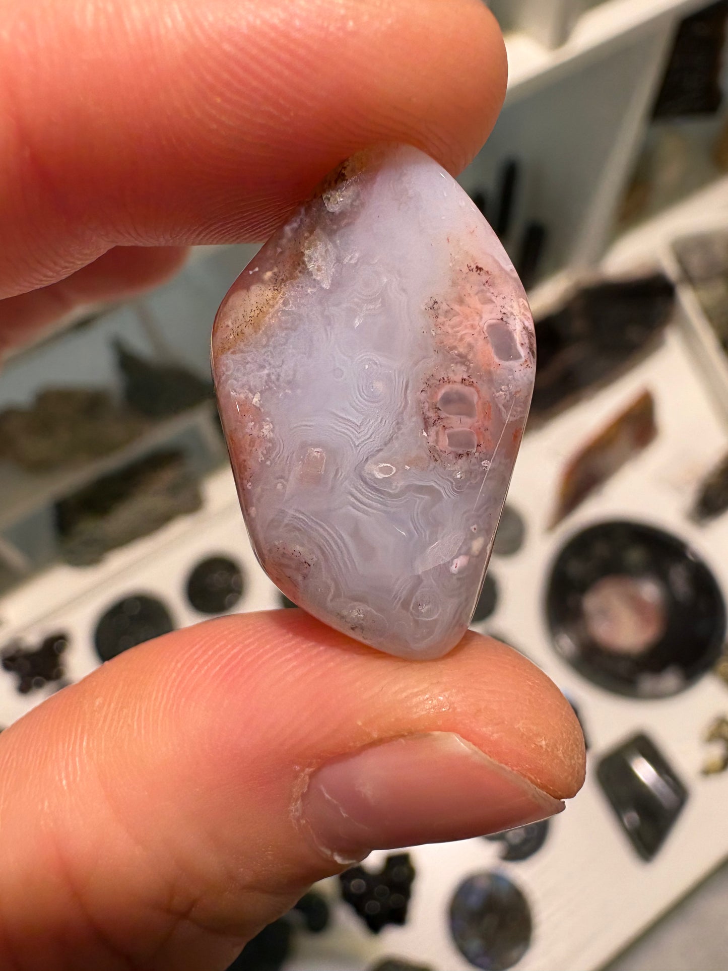 Moroccan Agate, 4 ounce bag polished mini tumbles