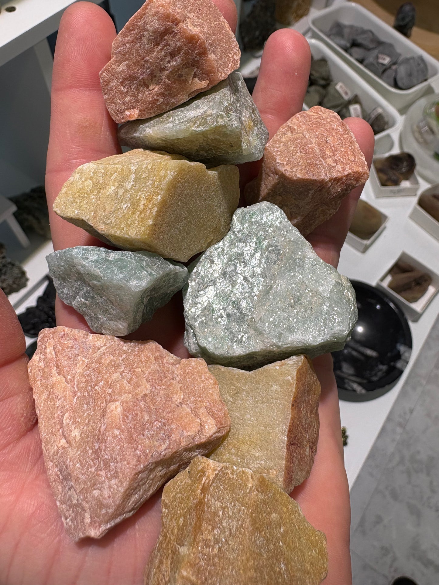 Aventurine tumbling mix