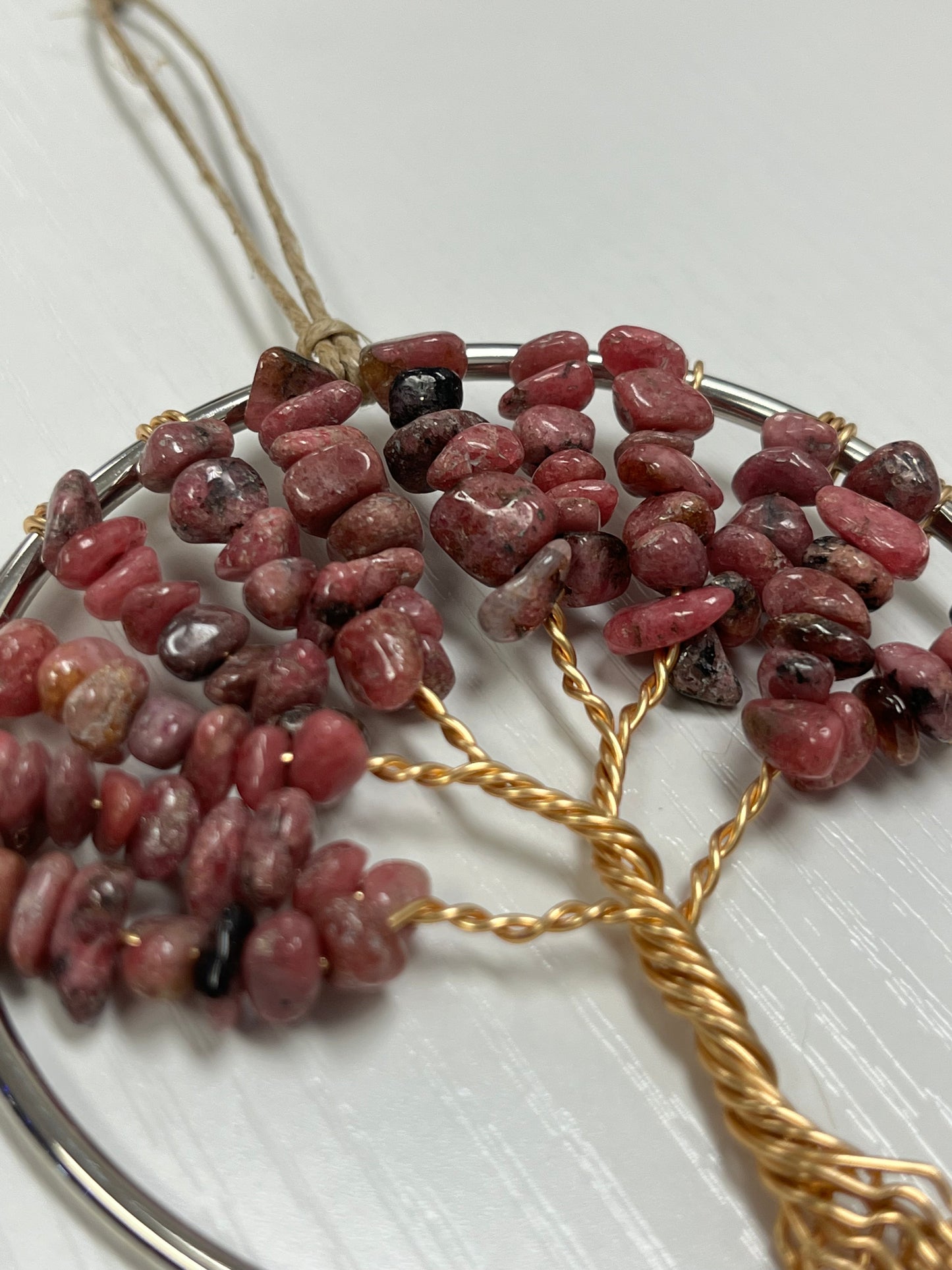 Rhodonite Tree of Life Hanging