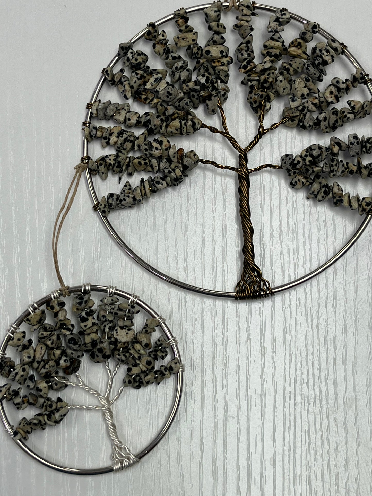 Dalmation Stone Tree of Life Hanging