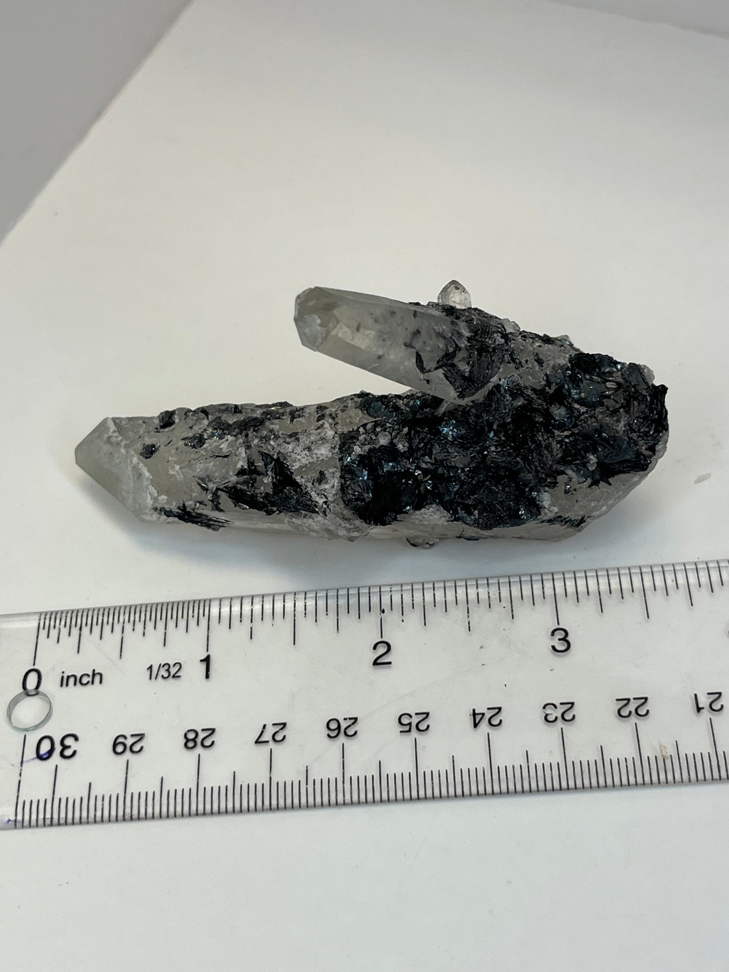 Specularite on Quartz (E)