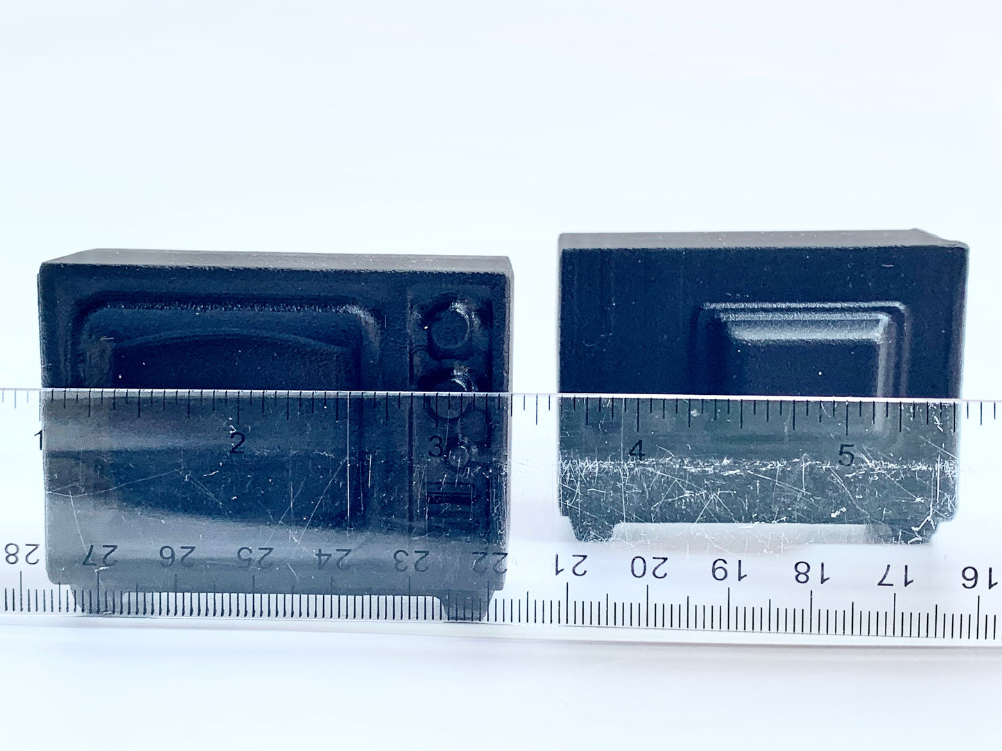 Television Carving, Black Obsidian