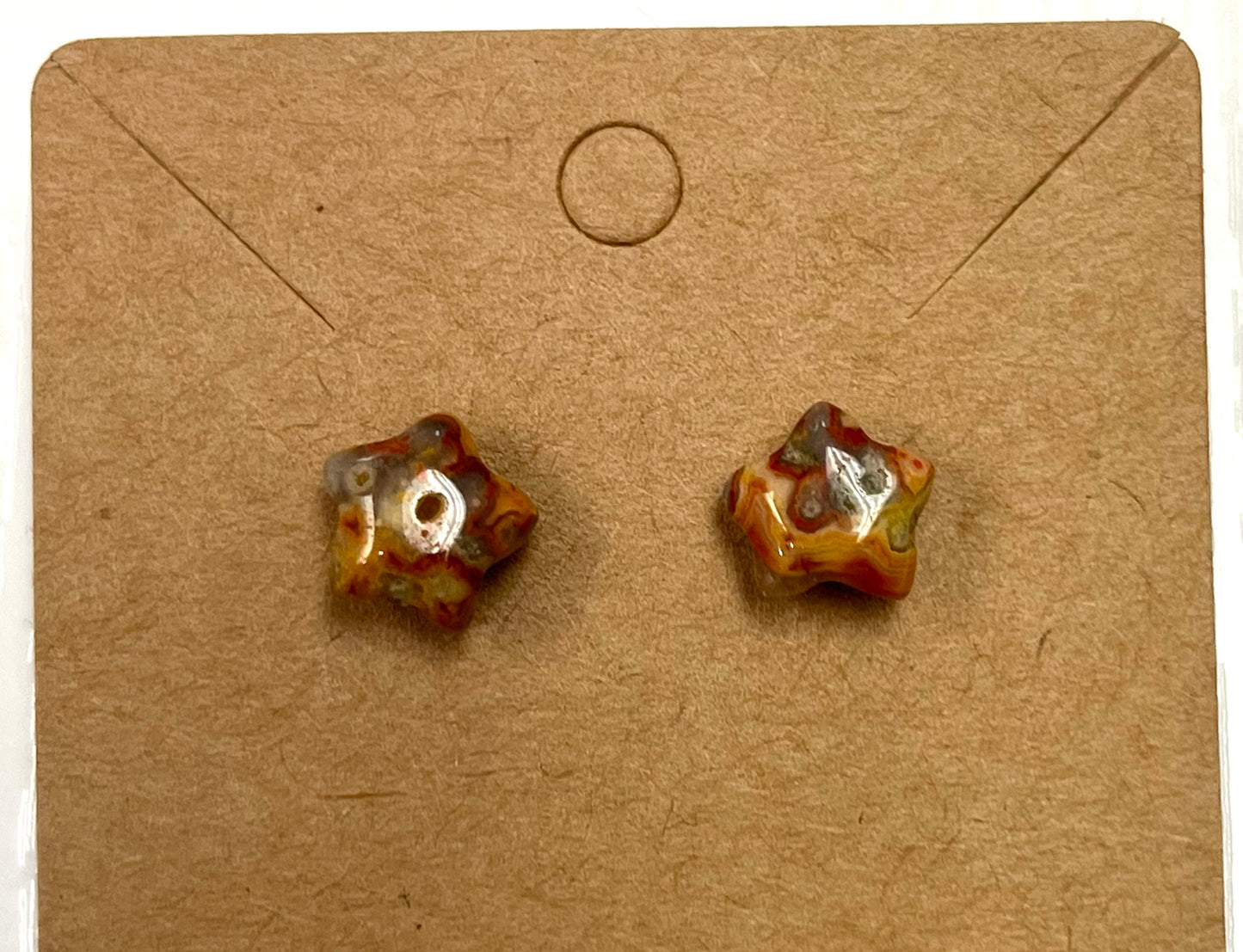 Small Star Earrings on Stainless Posts