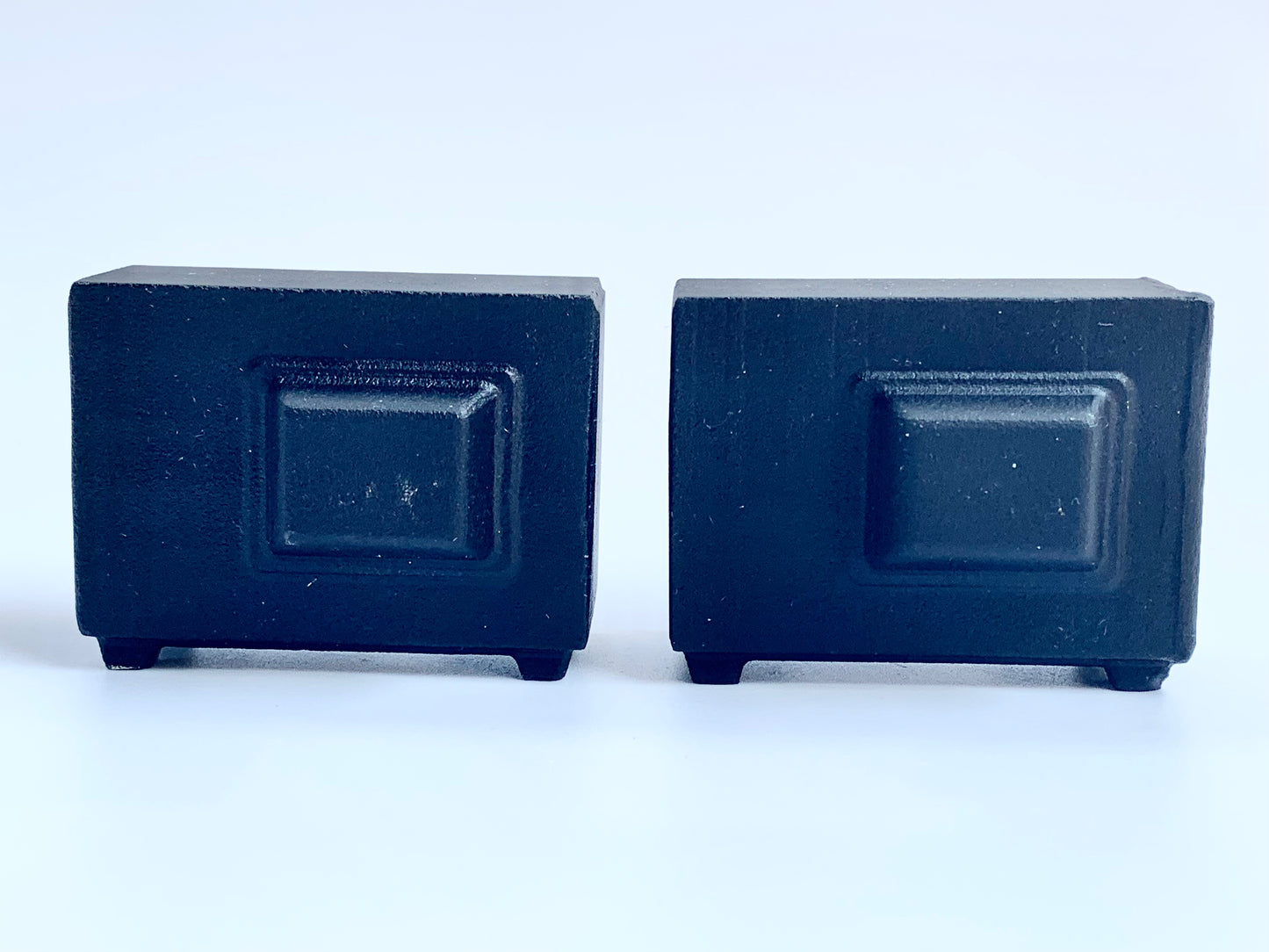 Television Carving, Black Obsidian