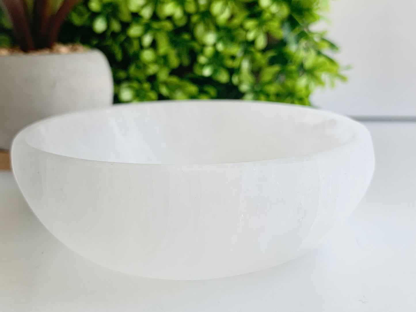 Satin Spar Bowl