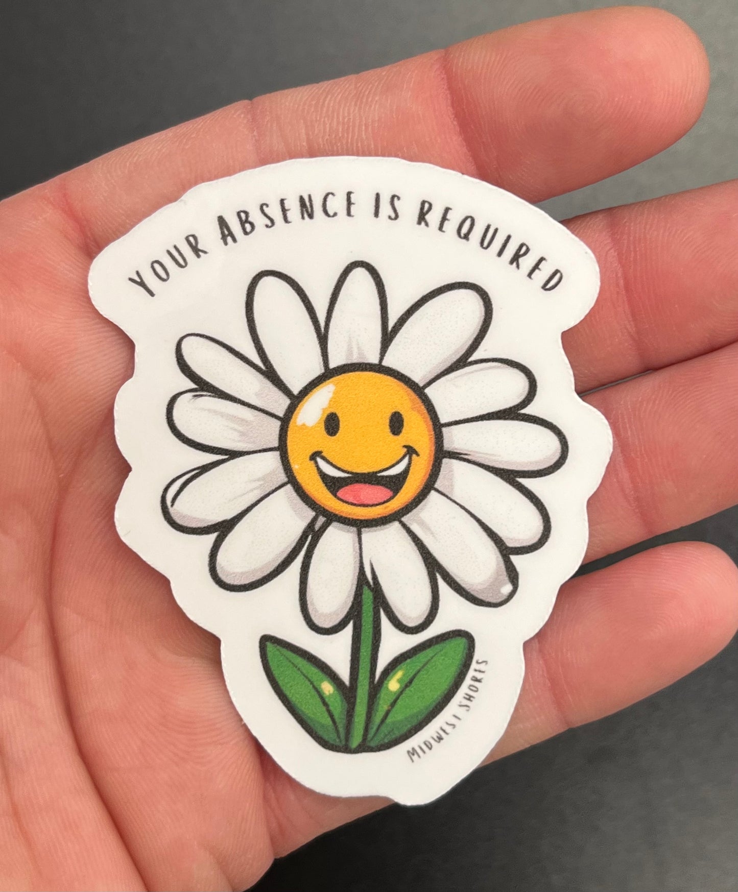 Demented Daisy Stickers--Choose your favorite