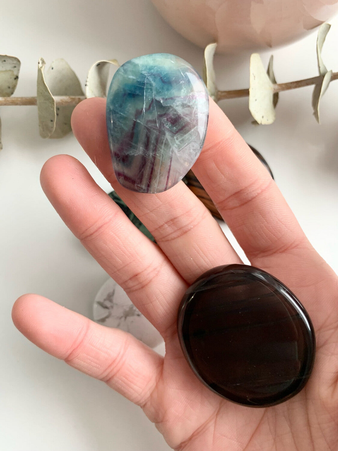 Carry stones, various types, Worry Stone