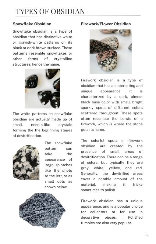 "Obsidian Unveiled" eBook (Digital Download) by Midwest Shores