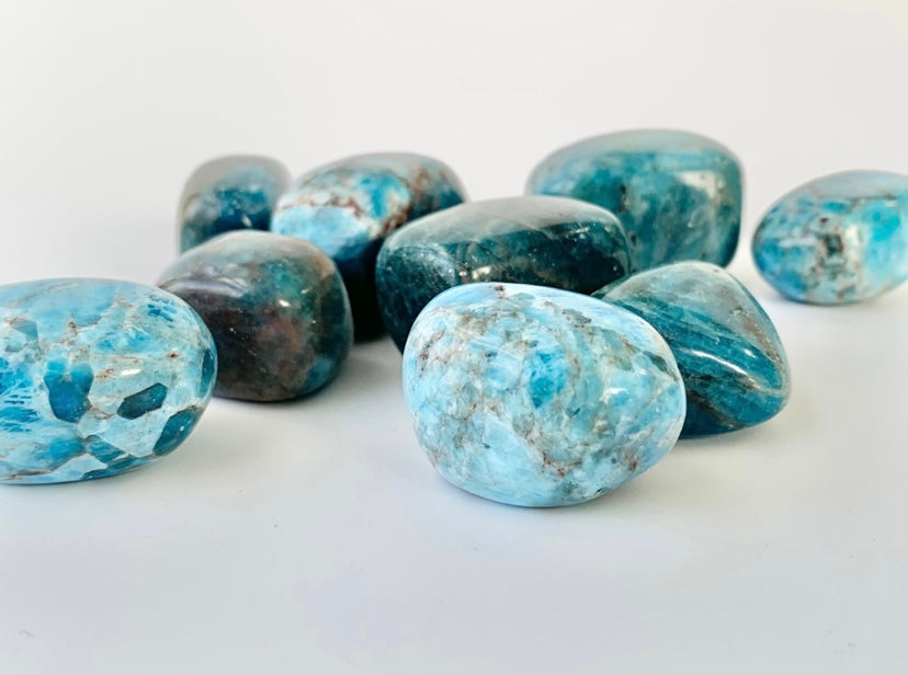 Blue Apatite Tumble