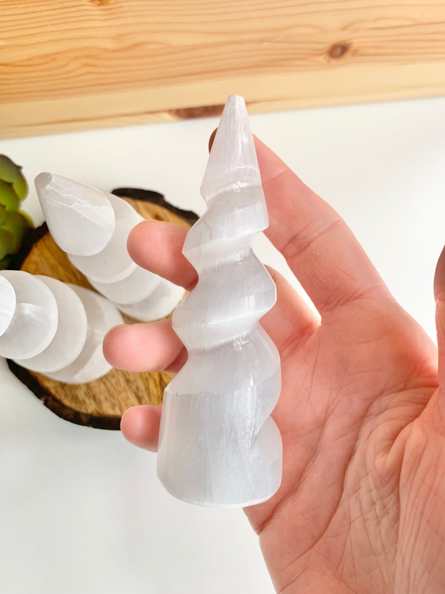Satin Spar Spirals