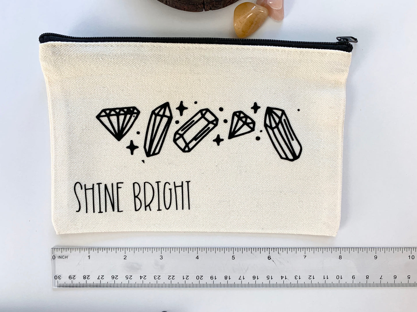 Shine Bright Zipper Pouch