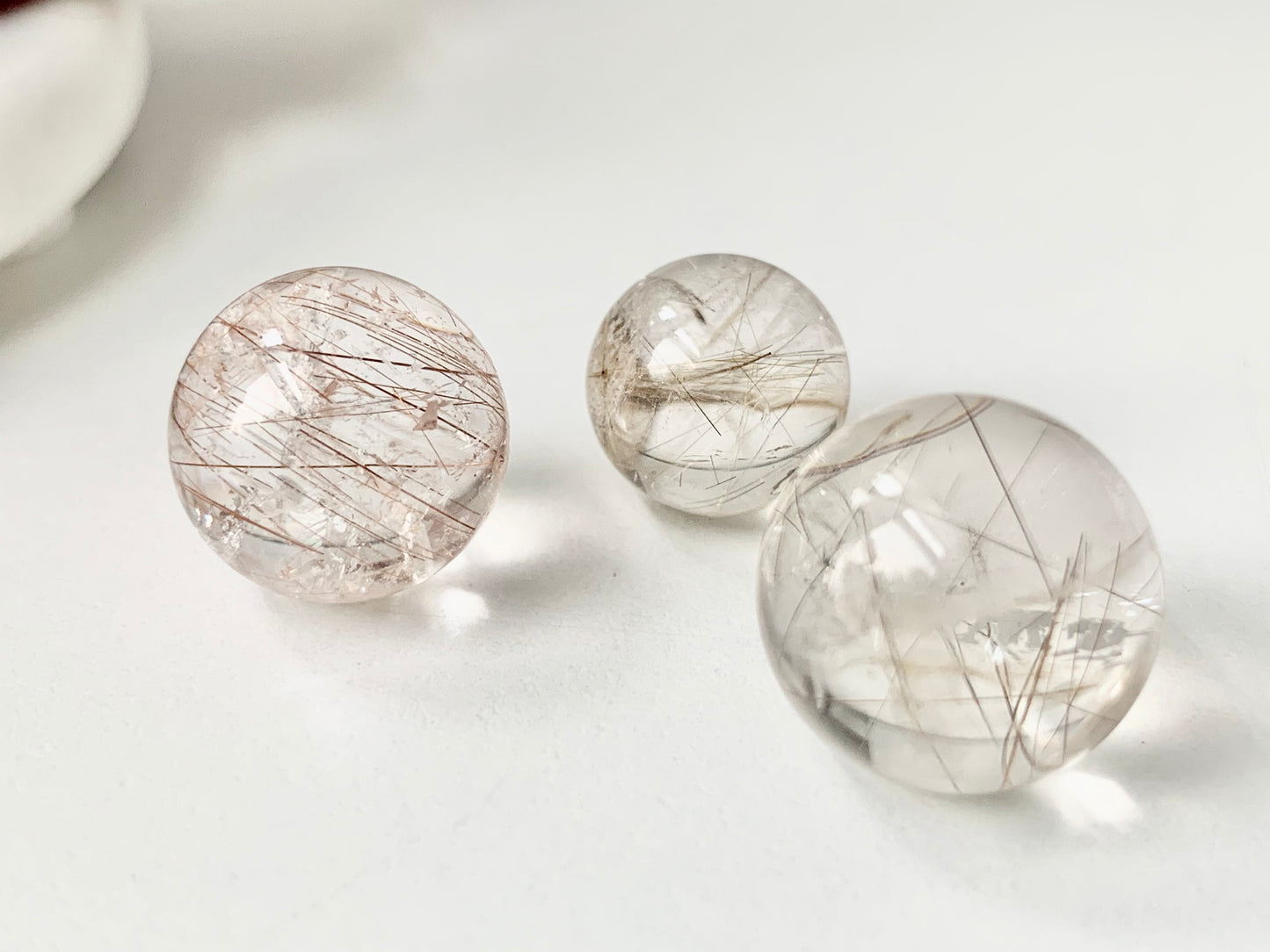 Golden rutile Mini Sphere