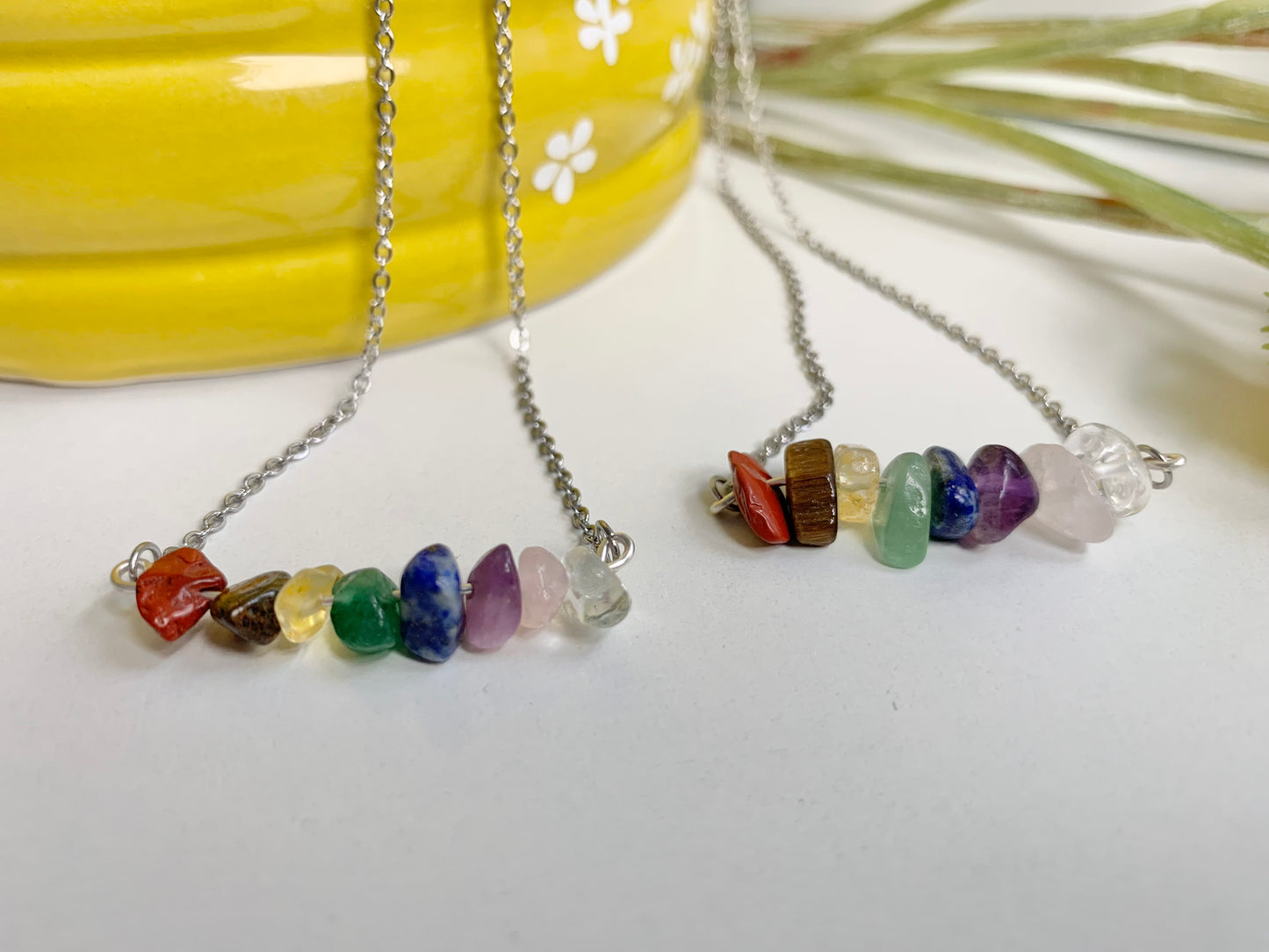 Chakra Chip Bead Necklace