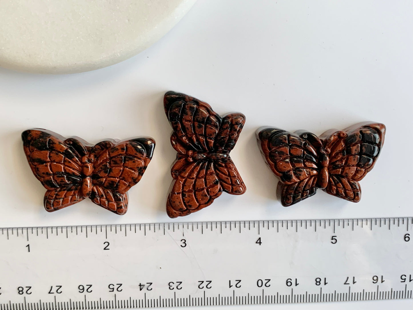 Small Butterfly Carving, Mahogany Obsidian