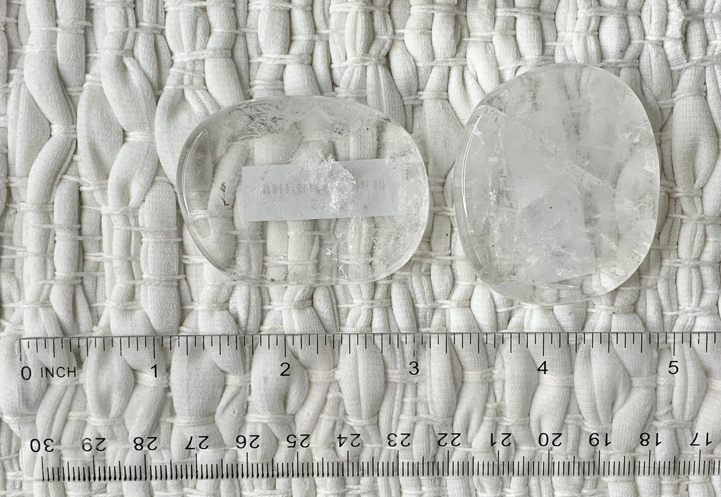 Clear Quartz Palm Stone
