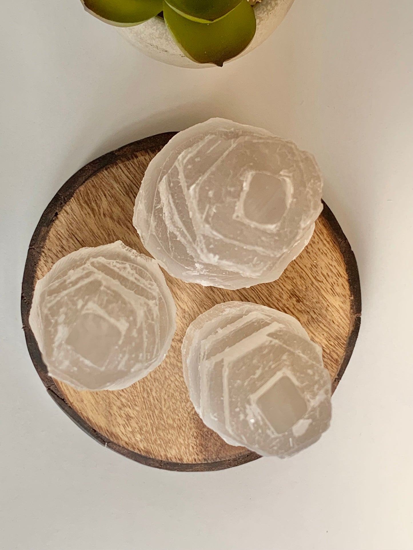 Satin Spar (Selenite) Towers 2”, 4”, 6”, or 8”