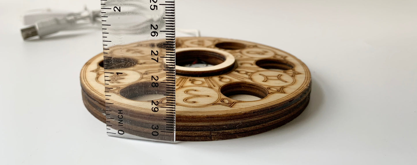 Zodiac Symbol Circle Light Base