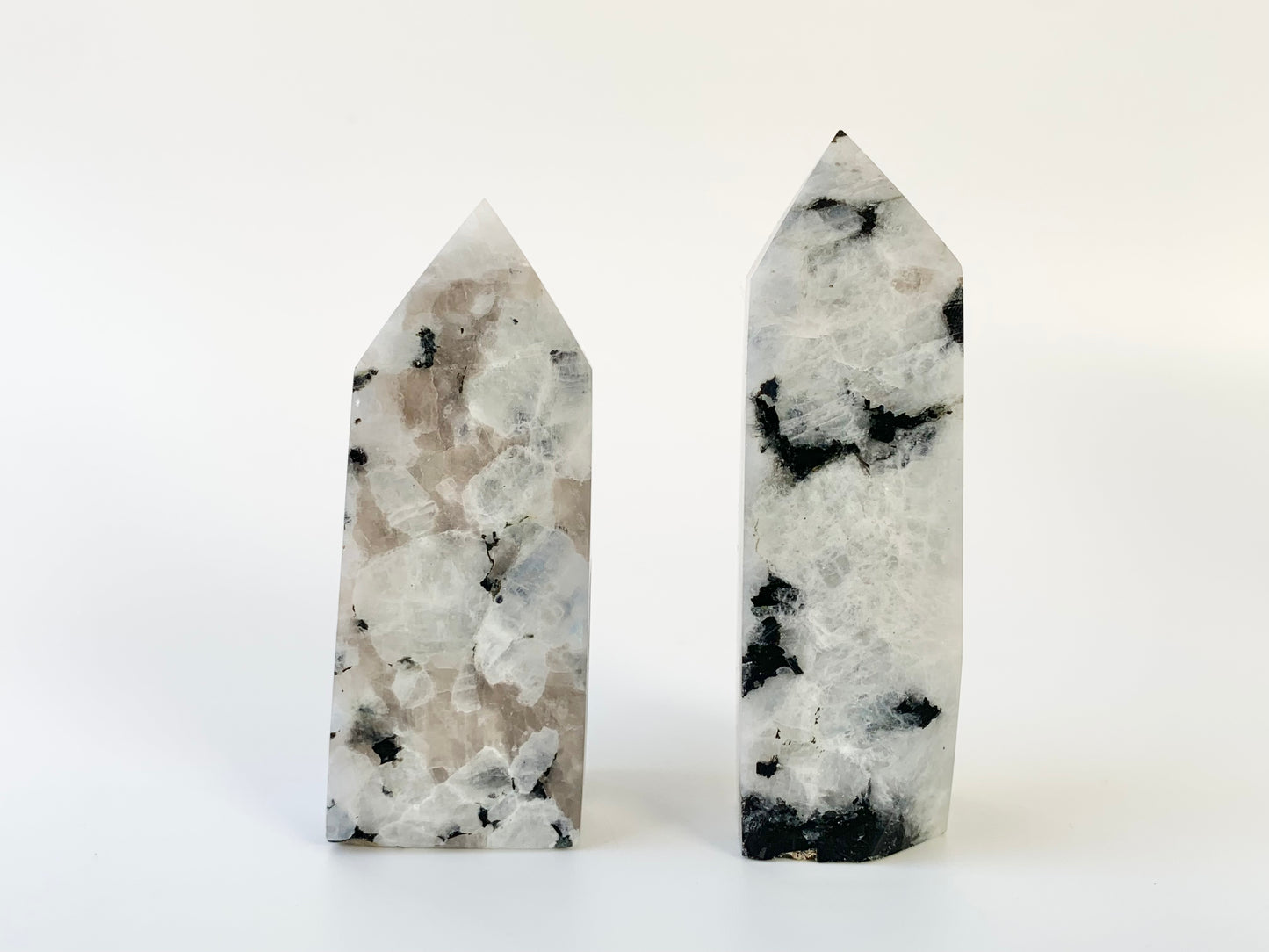 Rainbow Moonstone Tower, ~3-3.9oz, obelisk