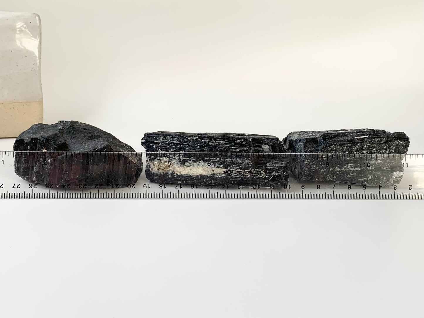 Raw Black Tourmaline Chunk, ~10 -10.5oz