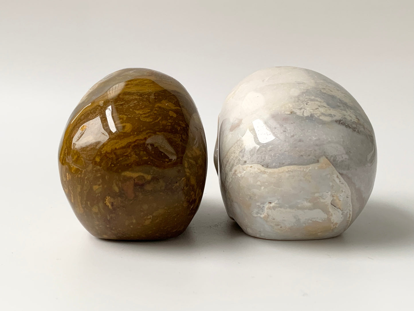 Ocean Jasper Skull Carving, High Quality, $51