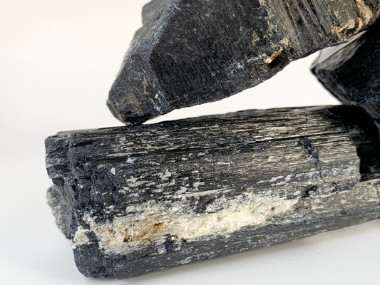 Raw Black Tourmaline Chunk, ~10 -10.5oz