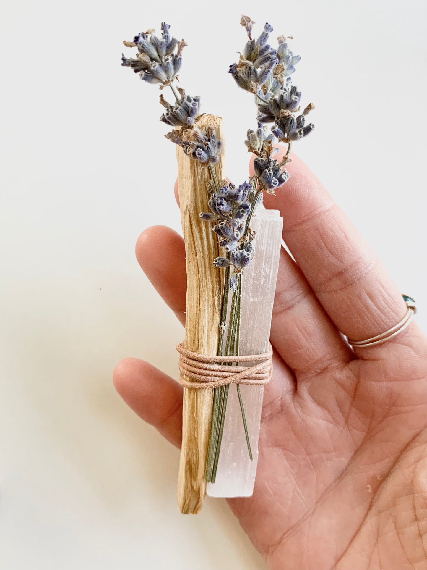 Satin Spar, Lavender, Palo Santo Bundles
