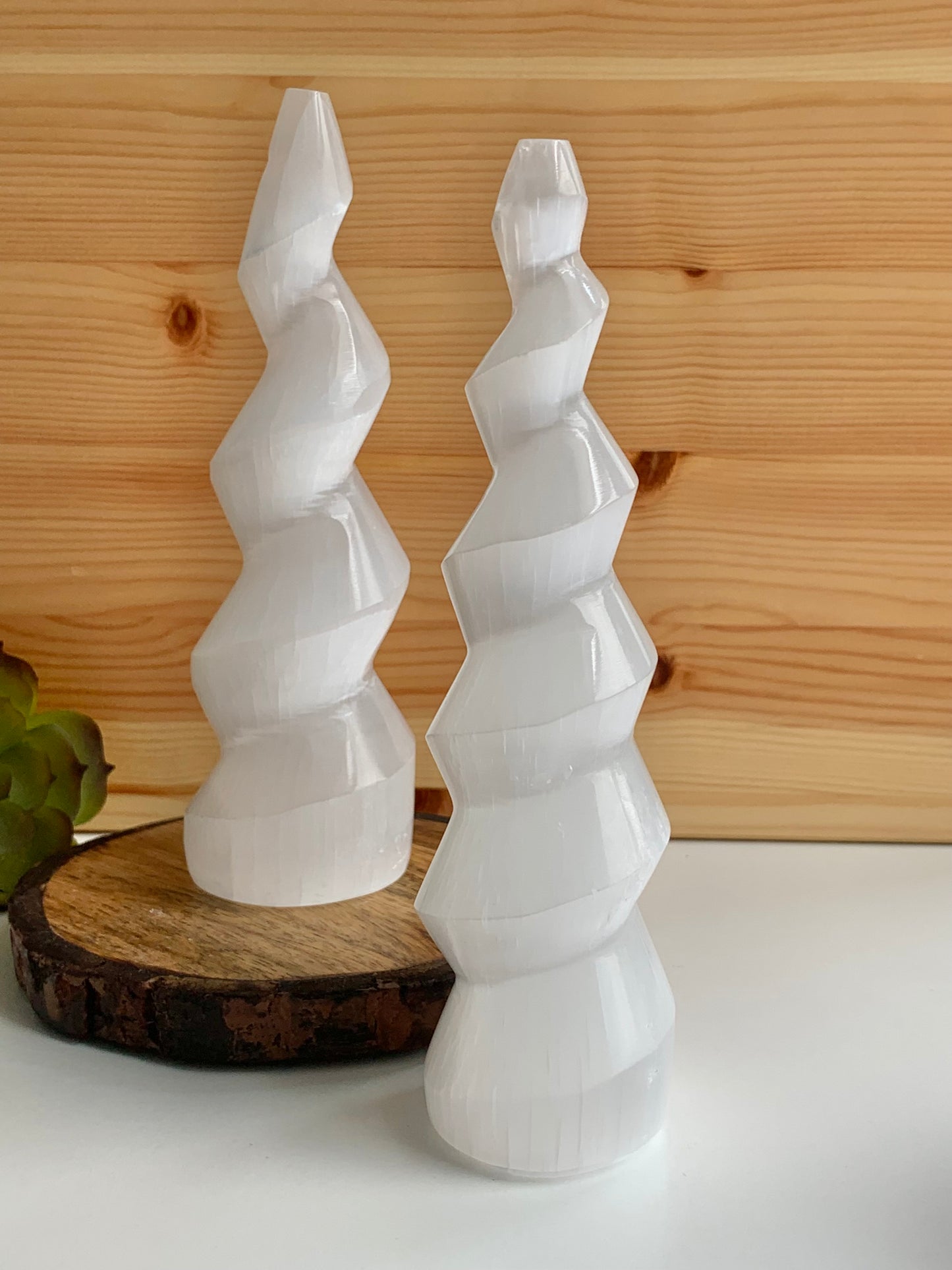 Satin Spar Spirals