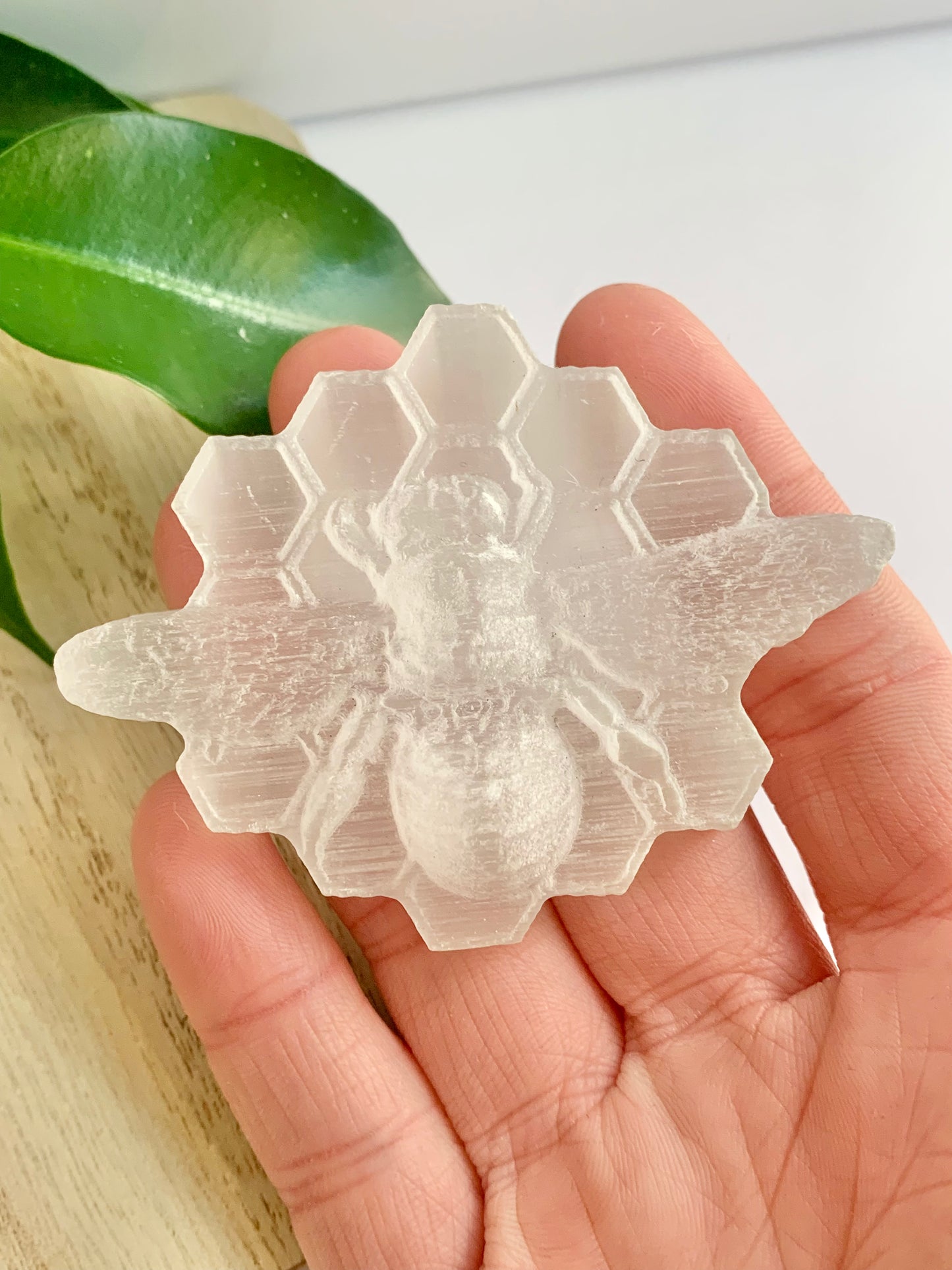 Satin Spar Bee with Honeycomb