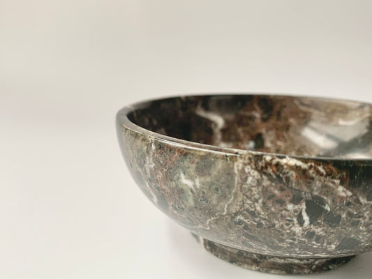 Black Zebra Jasper Bowl